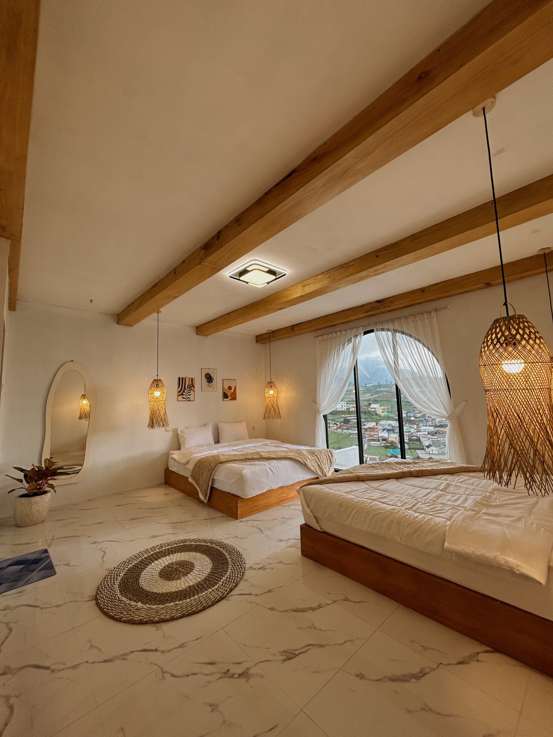 villa keluarga di dieng